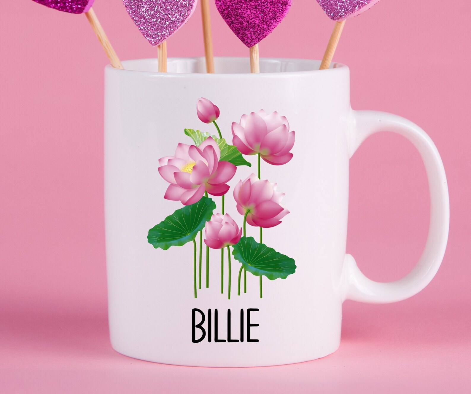 Personalized Lotus Mug Lotus Gift Ideas Lotus Cup Gifts For Lotus Lovers Lotus