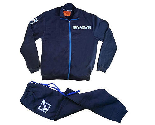 Tuta Uomo Givova Cotone Felpato Full Zip Art G684 Grande Fratello Vip Xl Nero Acquisti Online Su Ebay