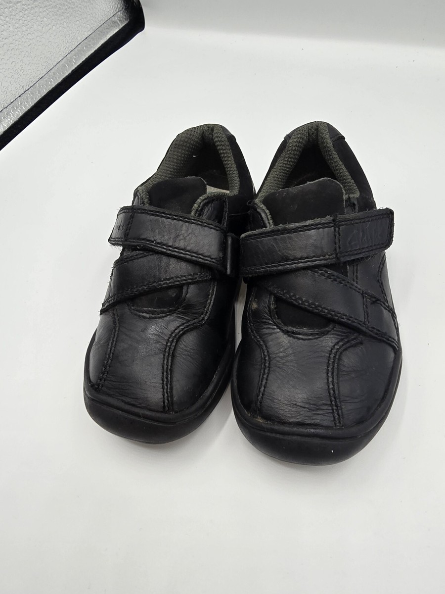 Clarks School Black Leather School Shoes Size Clarks Black Robot