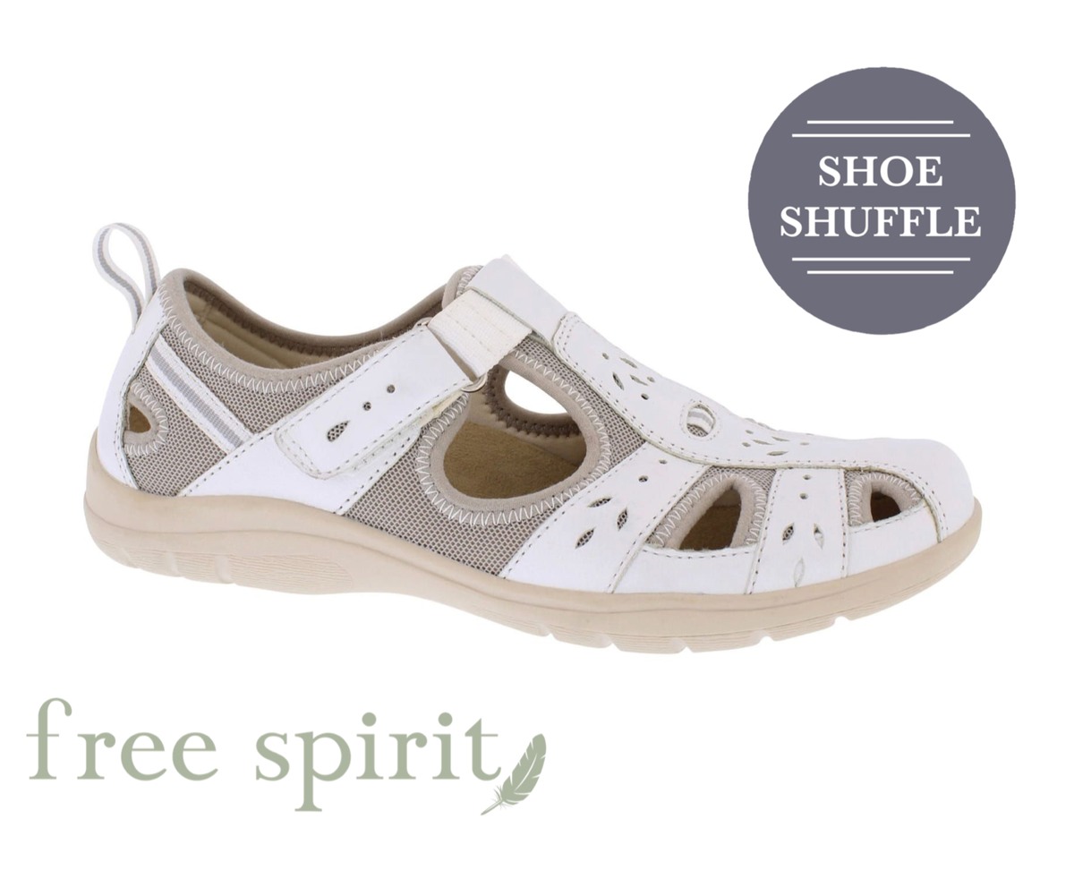 Free Spirit Cleveland Touch Fastening Summer Ladies Shoes Comfort Soles