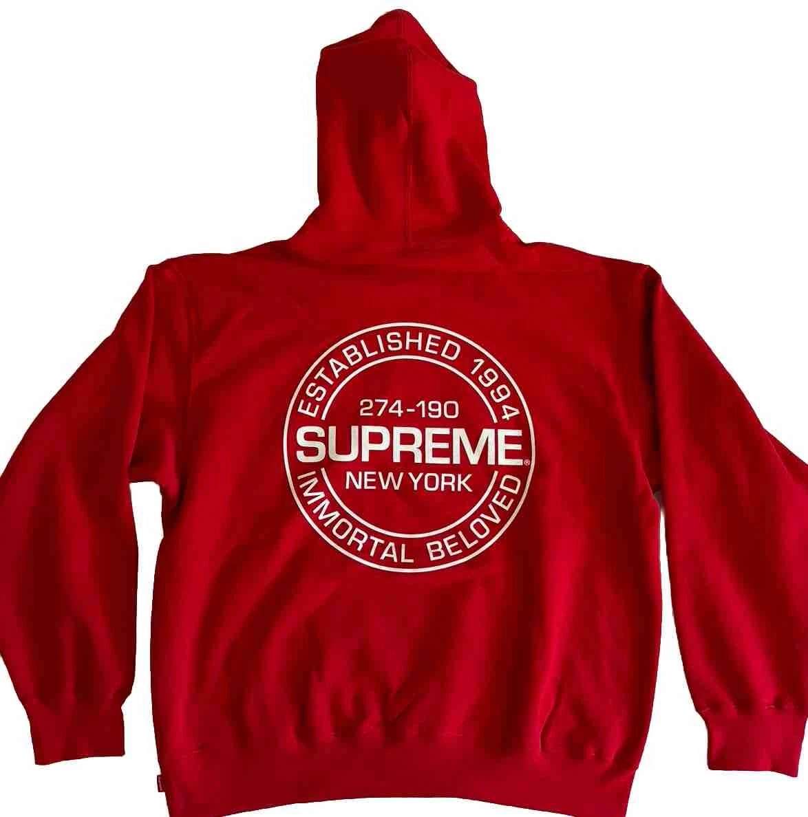 Sweat shirt à capuche Supreme Imperial logo cercle rouge taille XL