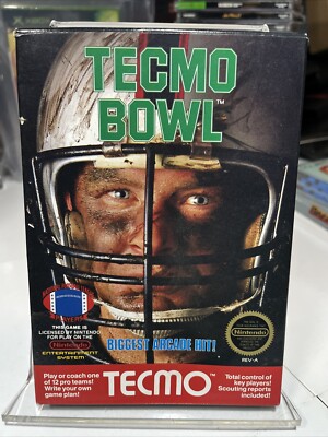 Tecmo Bowl NES (Nintendo NES, 1989) CIB Manual & Inserts. NICE! Round Seal