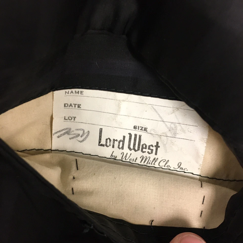 复古 50 年代 Lord West Rockabilly 蓝色丝绸 SHARKSKIN Tuxedo 大衣 吸烟夹克 42 — 第 3/4 张图片