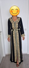 Kaftan Takschita Dfin Festkleid Marokkanisch schwarz/gold