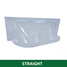 39 in. W x 13 in. D x 15 in. H Economy Straight Bubble Window Well Cover