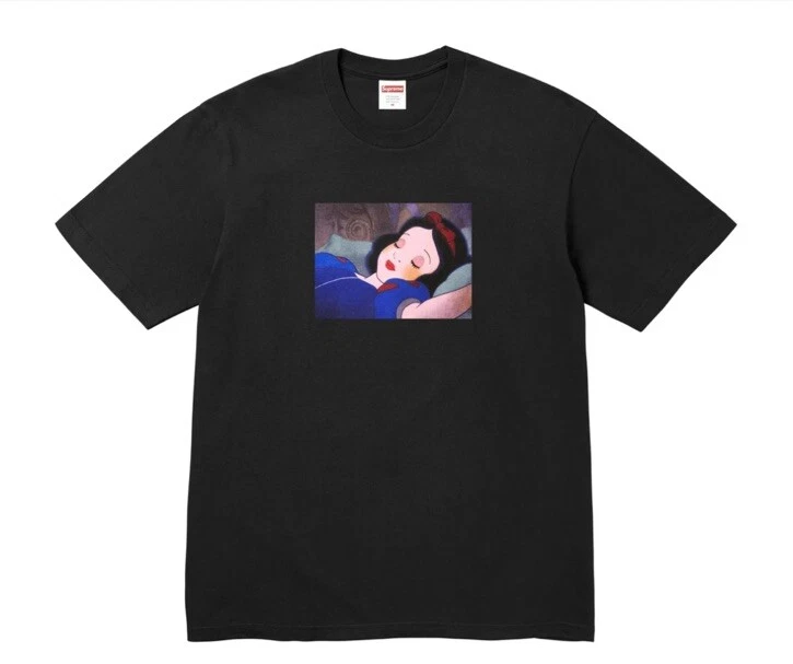 T shirt Supreme Blanc Neige Noir Taille L Neuf avec étiquettes