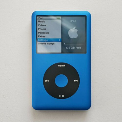 Apple iPod classic 7. Generation Blau Schwarz 512GB MP3 PLAYER HÄNDLER GARANTIE
