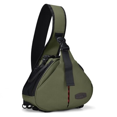 CADeN Camera Bag Sling Backpack Camera Case Waterproof with Rain Cover Tripod...