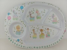 Vintage Precious Moments Divided Children's Plate 1987