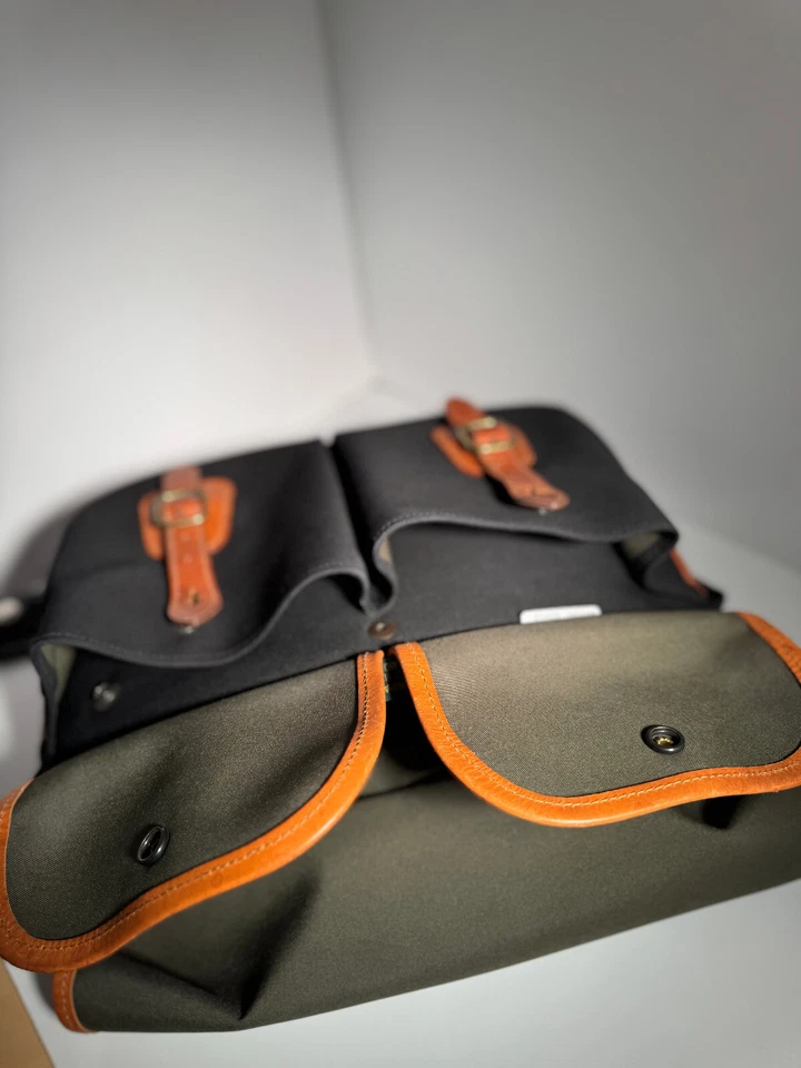 Billingham 相机 Hadley 包,黑色帆布,英国制造,批量 #82012,  — 第 3/4 张图片