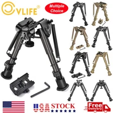 CVLIFE 6-9''/9-13" Rifle Bipod Tactical Bipod Spring Return For Hunting Shooting