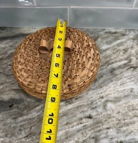 Curly Bowl Basket Passamaquoddy Micmac North American Indian Vintage - Image 3 of 4