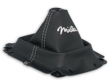 For Mazda Mx-5 Miata Na 89-98 Gear Shift Boot Gaiter Leather Embroidery White
