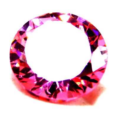 Certified Natural Pink Zircon Round Cut 7.20 Cts Loose Gemstone R921