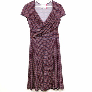 leota reye jersey faux wrap dress