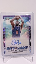 2024-25 Topps Chrome Basketball Precious Achiuwa Purple Geometric Auto