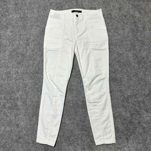 J Brand Byrnes Skinny Cargo Pants Women's Size 27 White Pants