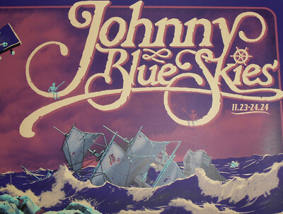 Johnny Blue Skies Sturgill Simpson Boston Poster Darin Shock