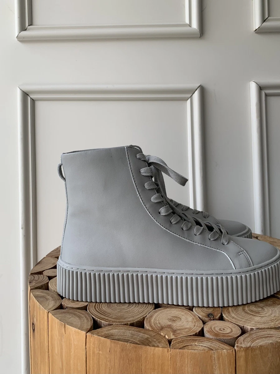 Grey high top sneakers best sale womens