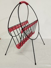 Portariviste anni 70 ferro e cordino in plastica Scooby-Doo Design Modernariato