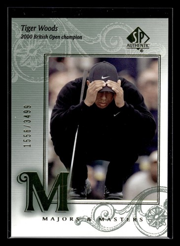Tiger Woods [Limited] #139 2002 SP Authentic card