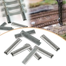 10x Model Train Rail Joiners Track Connecting Pieces Sturdy Spare Parts Easy 10x Model Train Rail Joiners Track Connecting Pieces Sturdy Spare Parts Easy