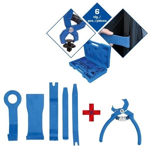 Brilliant Tools BT511015 Zierleistenkeile-Polster-Set, 6-Tlg.-image