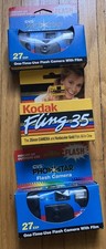 Vintage Kodak Camera Fling 35 New In Box Exp 1991 35MM Kodacolor Lot Of 3 CVS