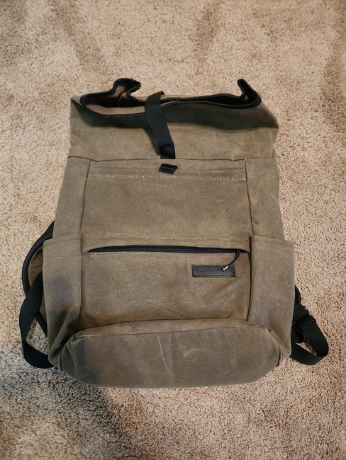 SF Designs Bolt Backpack Waxed Canvas Bag