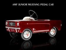 AMF Junior Mustang Pedal Car NEW Sign 18 x 24" USA STEEL XL Size