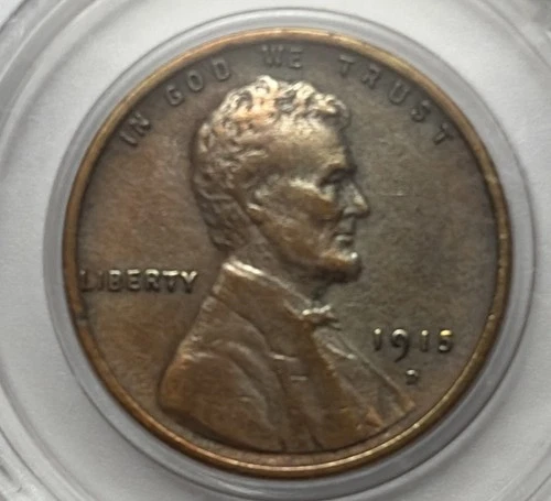 1915-D Lincoln Wheat Penny Cent Extremely Fine (XF/EF) - Denver Mint