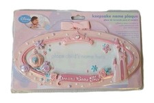 Disney Baby Keepsake Name Plaque Girl Dreams Come True - Size: 10.5" - 5"