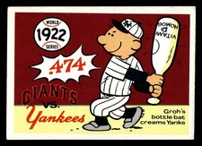 1970 Fleer World Series 1922 - Giants vs. Yankees - Heinie Groh #19 HIGHER GRADE