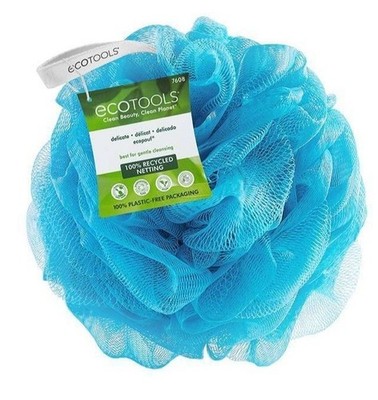 ECO-TOOLS EcoNet 100% Recycled Delicate Mesh Bath Sponge Soft Eco-Friendly Blue
