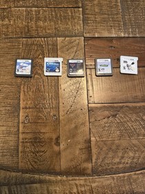 Nintendo 3 DS Cobalt Blue 6 Games Included Tested Working With Charger And Case