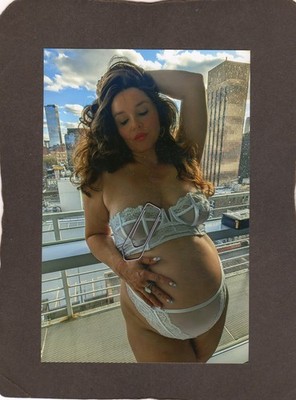 Uk20) Photo Pretty Woman Art Model Pregnant.