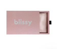 Blissy 22 Momme 100 Mulberry Silk Pillowcase Rose Pink Standard Size 20  x 26  