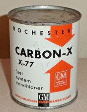 NOS 8 oz GM Carbon-X Fuel System Can Vintage Oil Tin General Motors Rochester NY
