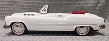 WHITE 1950 Buick Convertible Model DIE-CAST Japan Car Red Interior READ