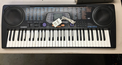 Casio CTK-533 61-Key Electronic Keyboard, Built-In Speakers, MIDI, Black