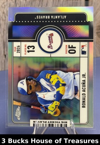 Ronald Acuna Jr. #BTP-7 2026 Topps Big Ticket Players card