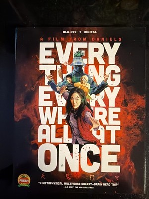 Everything Everywhere All at Once (Blu-ray, 2022) w/ Slipcover, Brand NEW Sealed