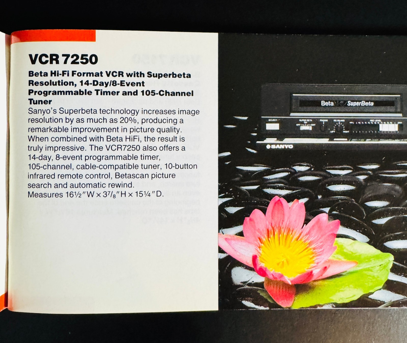 1985 SANYO CONSUMER ELECTRONICS CATALOG TV, Stereo, Betamax, Tape, CD, MORE NM