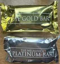 Melaleuca The Gold Bar Platinum Bar Natural Soap Bar Lot 4.5 oz Sealed Gift