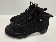 Jordan 12 Retro Black Varsity Red Taxi Kids Size 3Y Youth Sneakers Shoes
