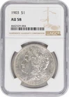 1903 Morgan Silver Dollar AU58 NGC