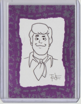 2003 SCOOBY-DOO Mysteries & Monsters Sketch Card FRED Tone Rodriguez 115/264 SK8