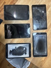 Samsung Tablets Non Working for Parts Only Lot of 5 No Chargers