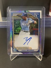 2024 Bowman Chrome Mega Box Prospect Mojo Yandel Ricardo #BMA-YRI Auto!!💯💎
