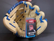 RHT RAWLINGS GG ELITE GGE1151CRR Camel/Blue Premium Leather 12 3/4“ Glove